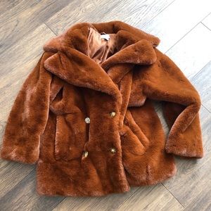 Top shop super cute, cozy, soft coat